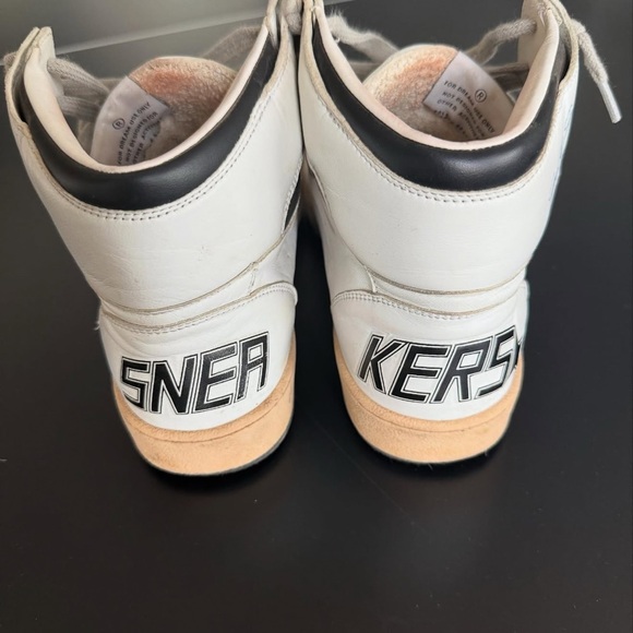 Golden Goose High-Top Sneakers - Cream and Black - Picture 4 of 4